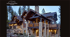 Desktop Screenshot of frontierbuilderswhitefish.com